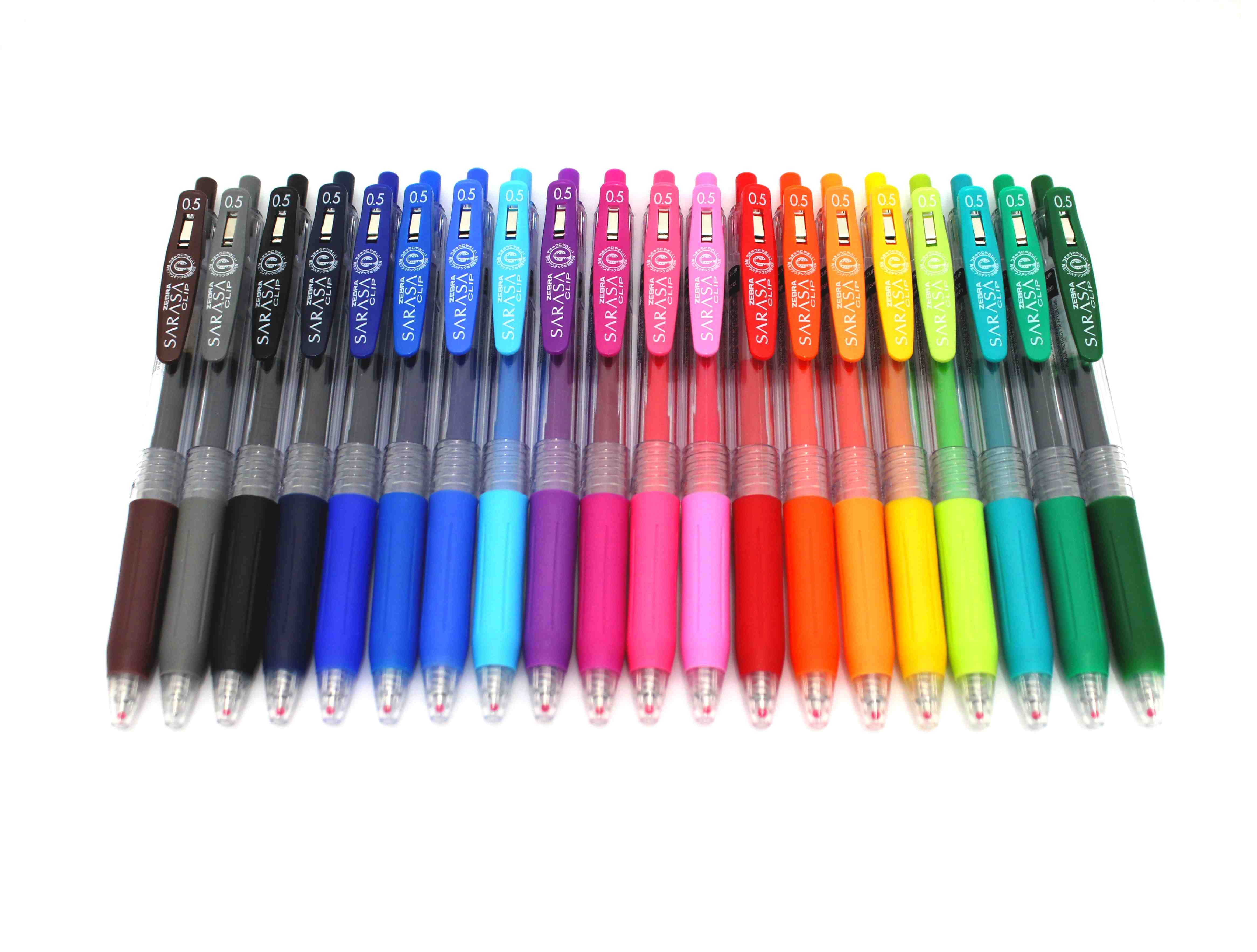 Zebra Sarasa Clip Gel Pen 0.5mm - Gray