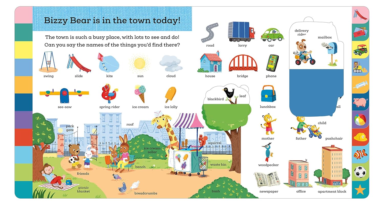 Bizzy Bear's Big Book of Words (Board Book)