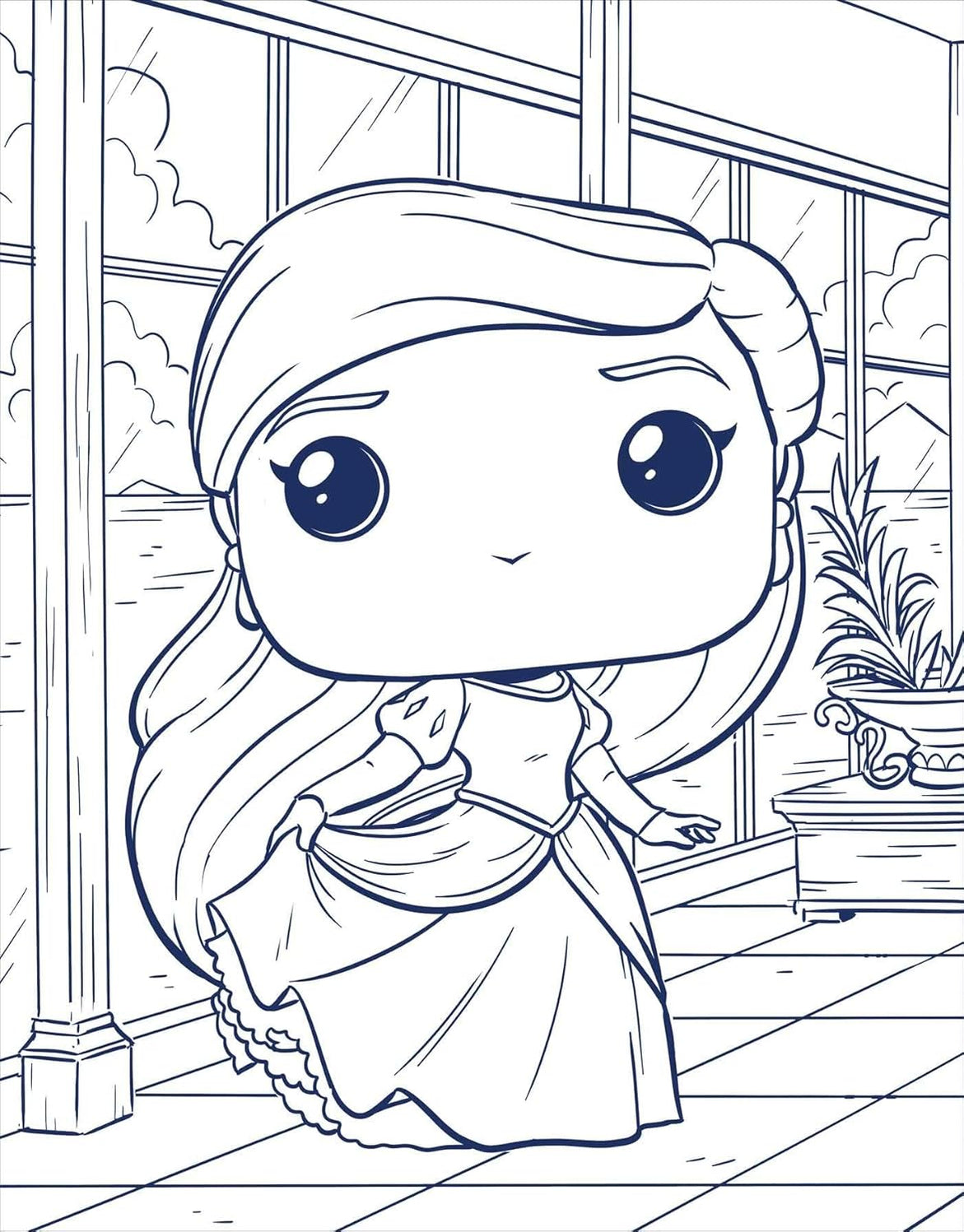 Disney Princess: Ofcl Funko Pop Coloring