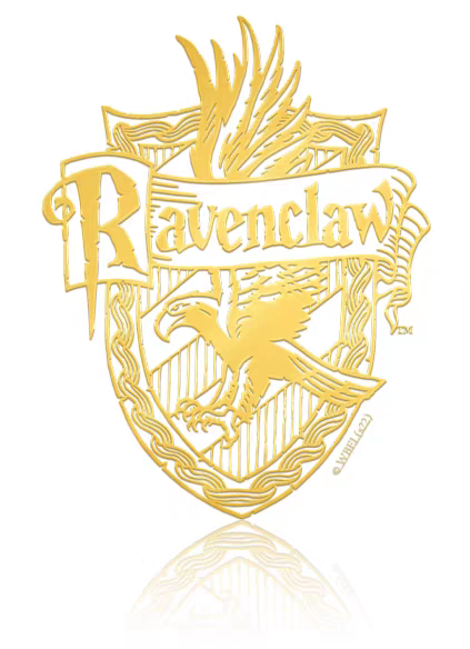 Harry Potter Metal Sticker Gold Ravenclaw