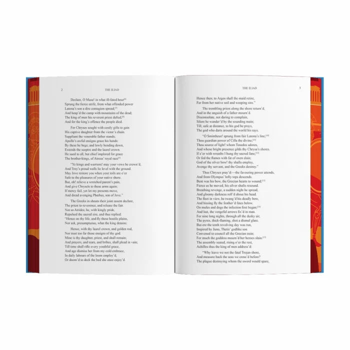 The Iliad by Homer (Deluxe Hardback Sprayed Edge Edition)