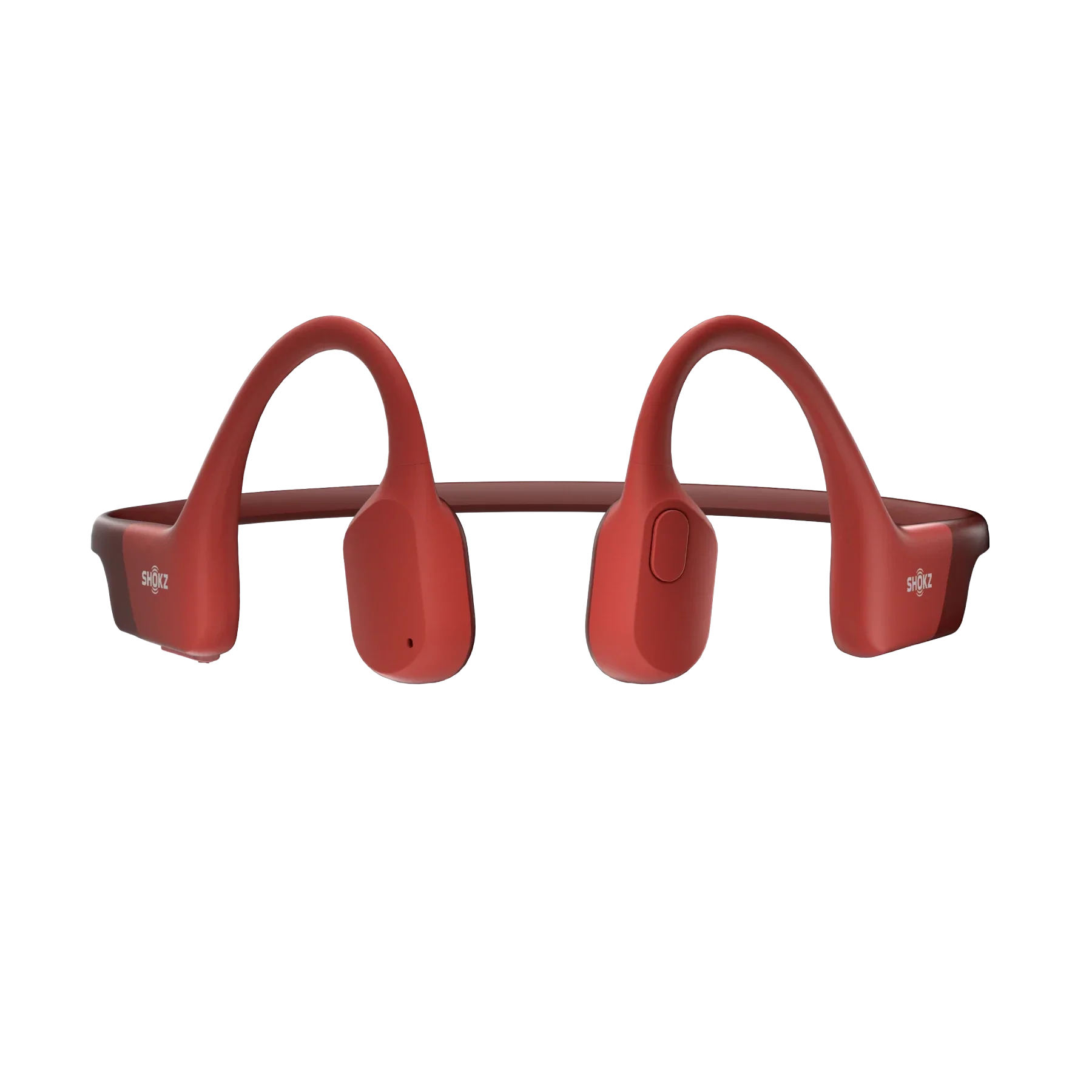 Shokz OpenRun Bone Conduction Sport Headphones Red