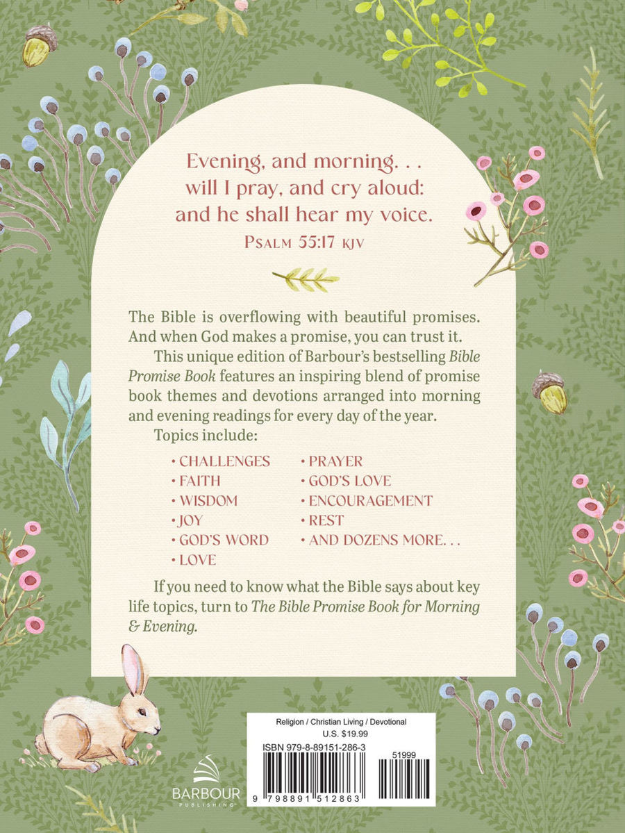 The Bible Promise Book For Morning And Evening: Promises, Devotions, And Prayers For Women (Hardcover)