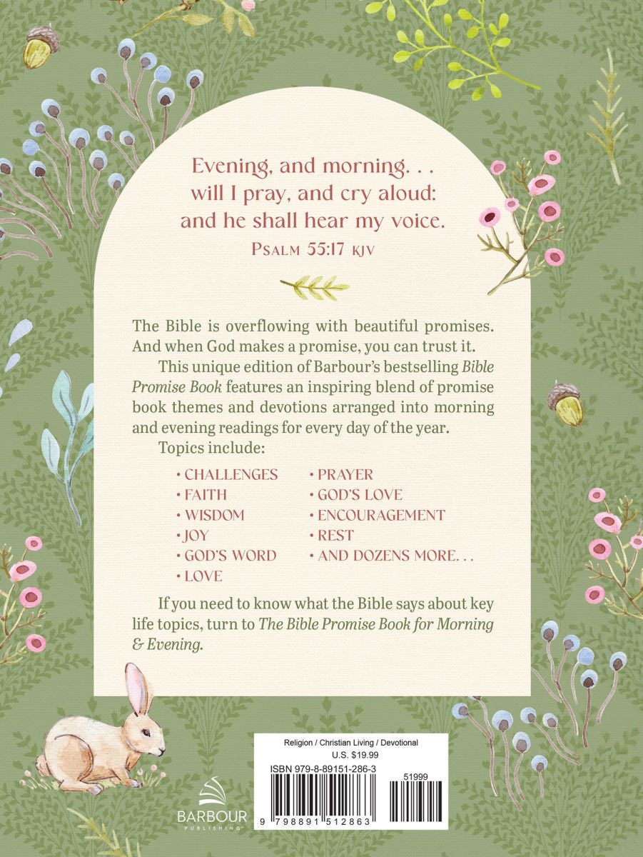 The Bible Promise Book For Morning And Evening: Promises, Devotions, And Prayers For Women (Hardcover)