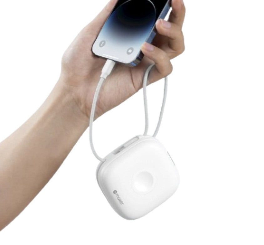 Mazer MagLink18i 10000mAh Magnetic Wireless Power Bank (White)