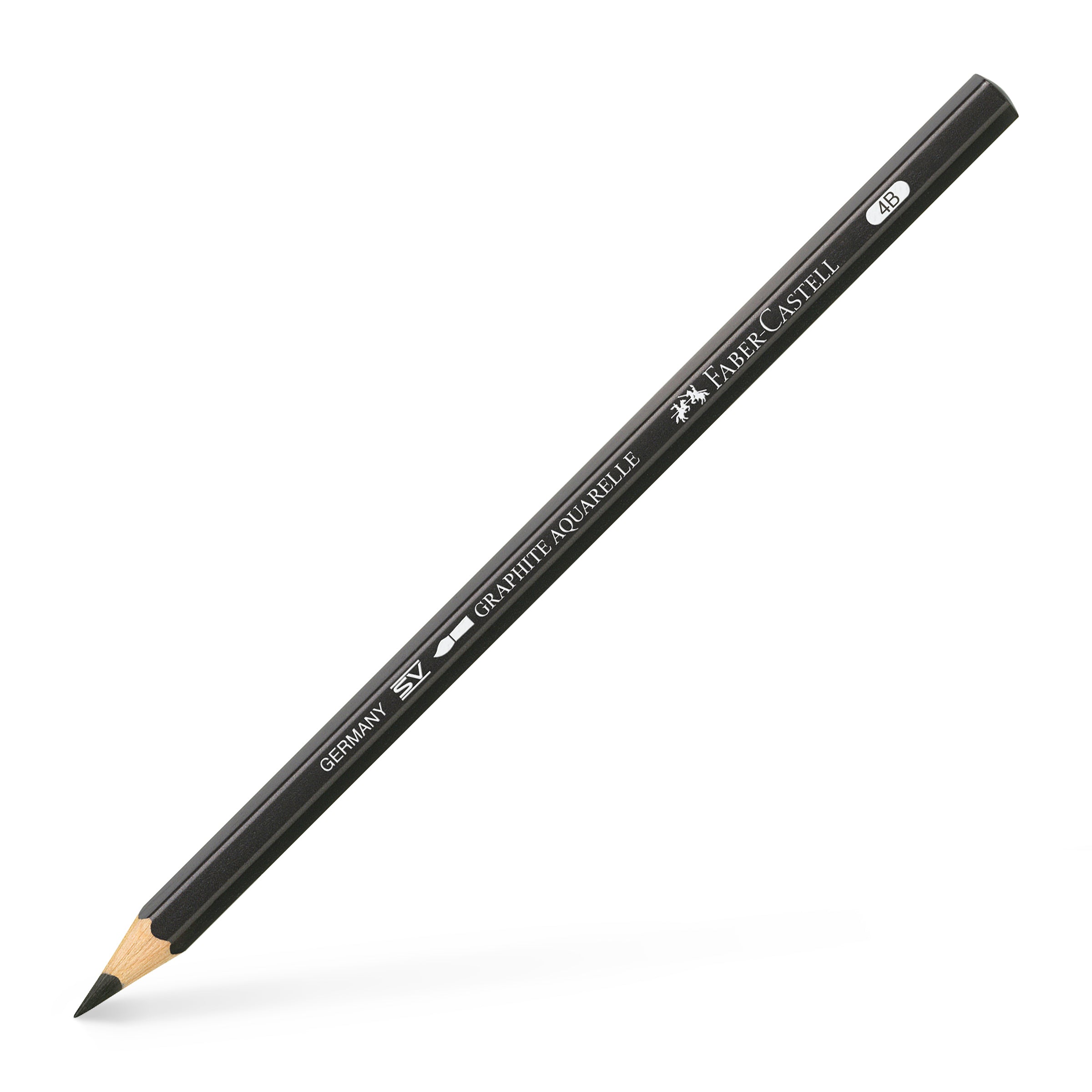 Faber-Castell Graphite Aquarelle Pencil 4B, Watersoluble-117804
