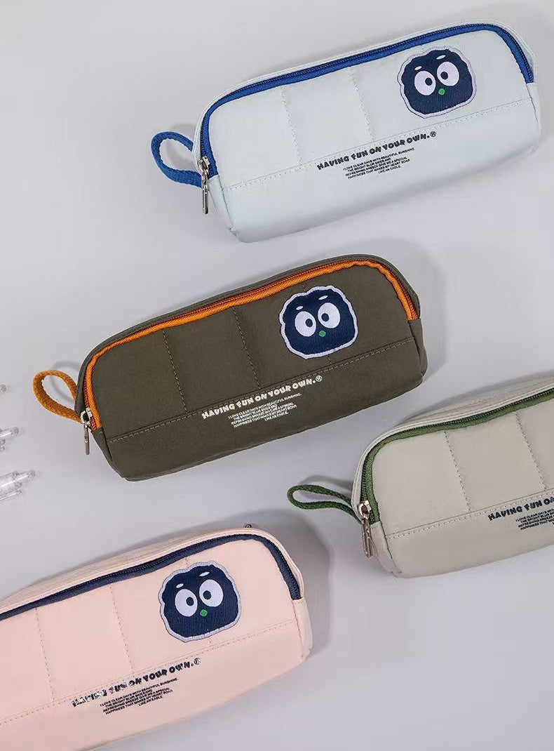  Ourfun Puffy Pencil Case - 4 Assorted Colour 