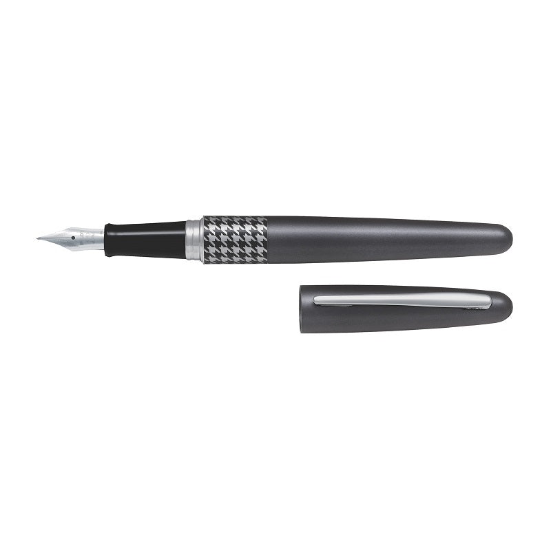 PILOT MR3 SERIES FOUNTAIN PEN, FINE NIB,  HOUNDSTOOTH DESIGN