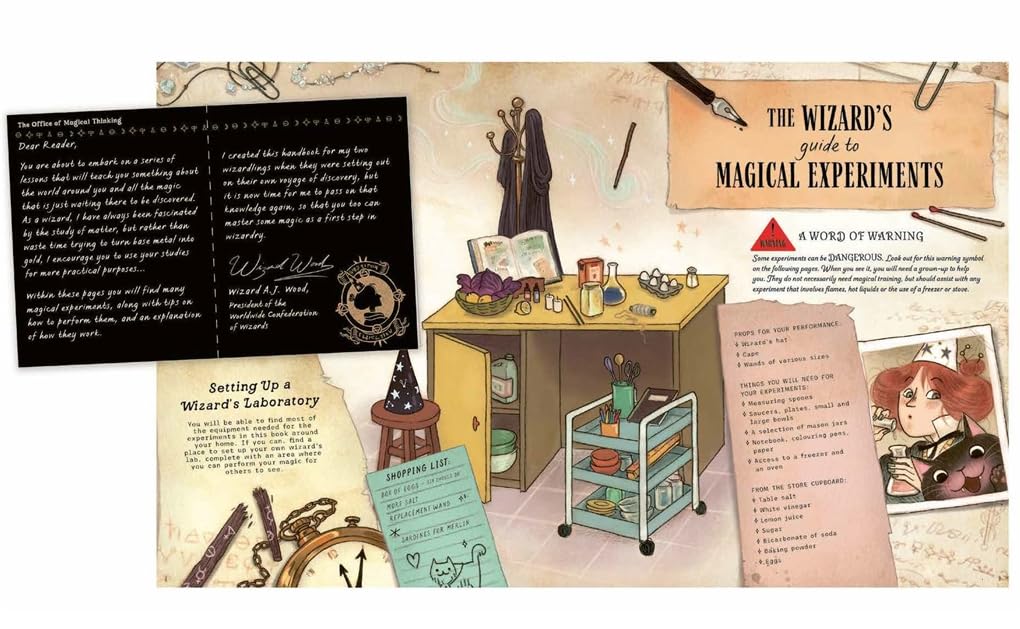 The Wizard's Guide to Magical Experiments: 40 Science Experiments To Try At Home (Hardcover)