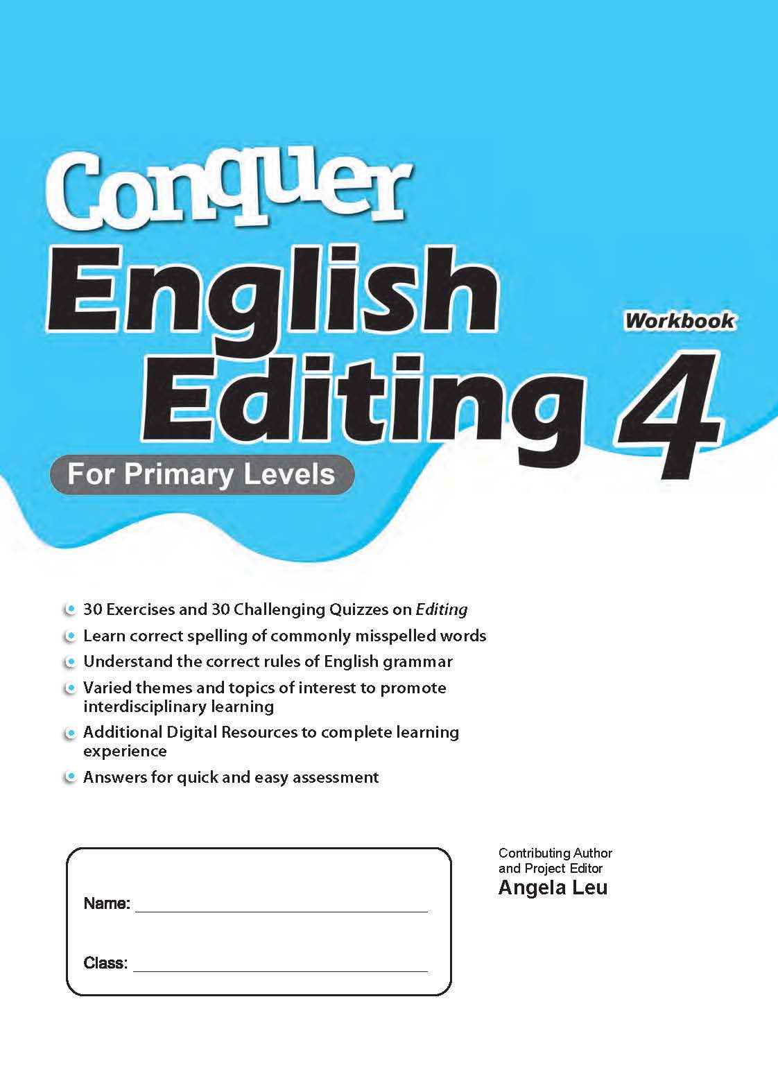 Primary 4 Conquer English Editing Workbook 4-4th Edition