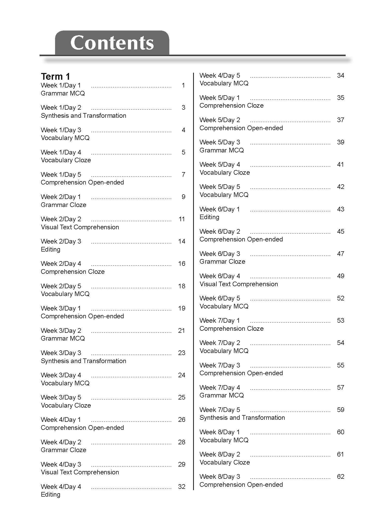 Primary 4 Daily Dose Of English 