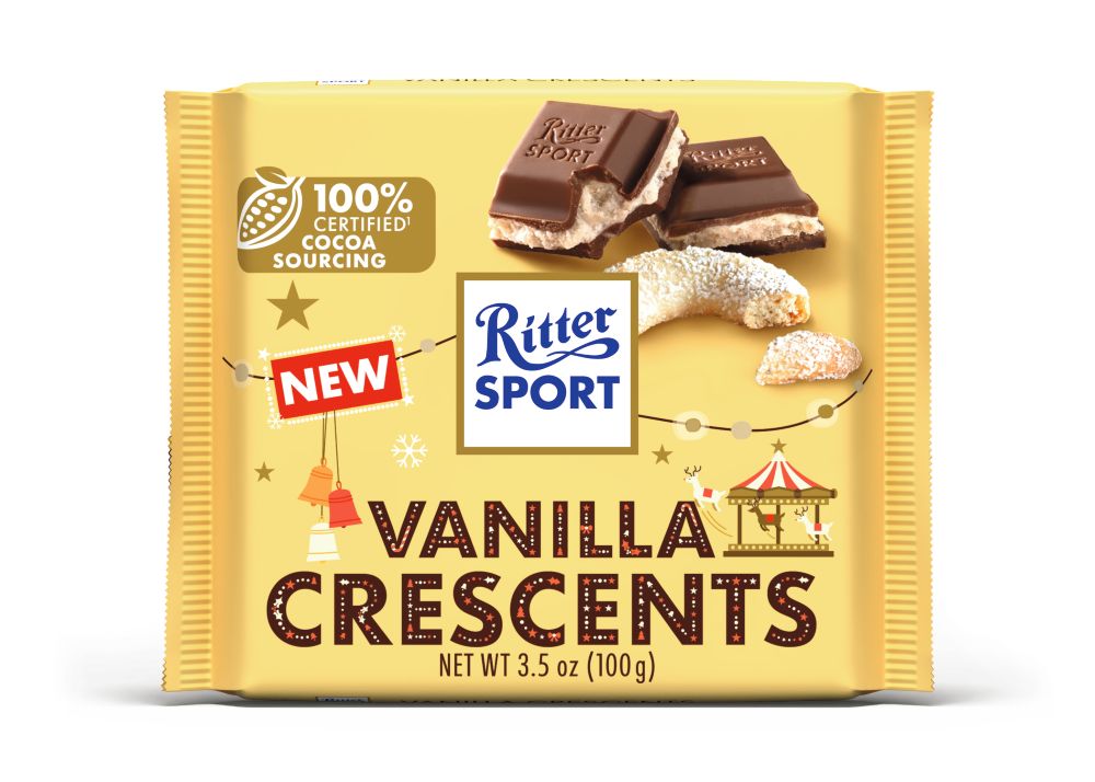Ritter Sport Vanilla Crescents 100g