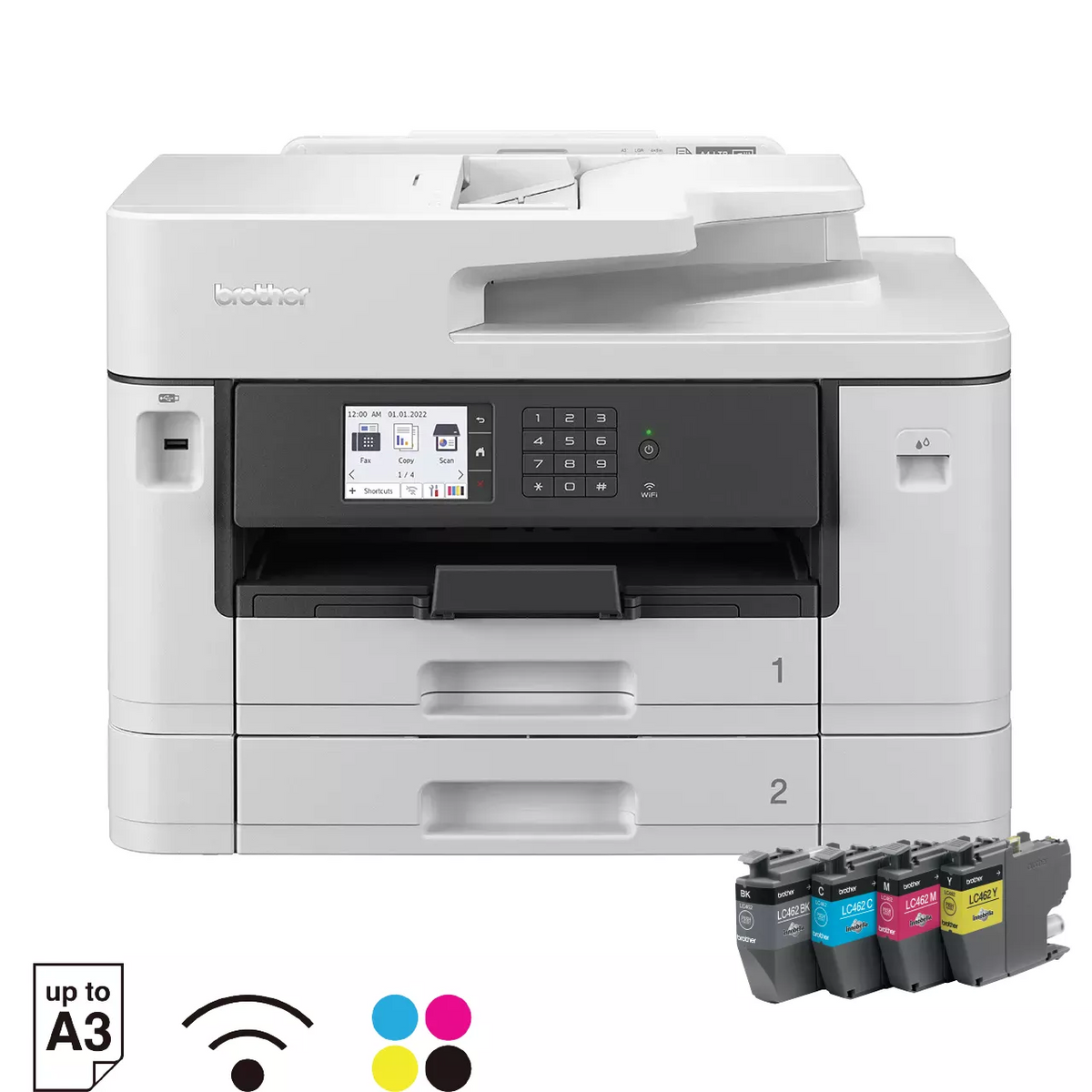 Brother MFC-J2740DW Inkjet Printer, Full A4 Duplex Print/Scan/Copy/Fax