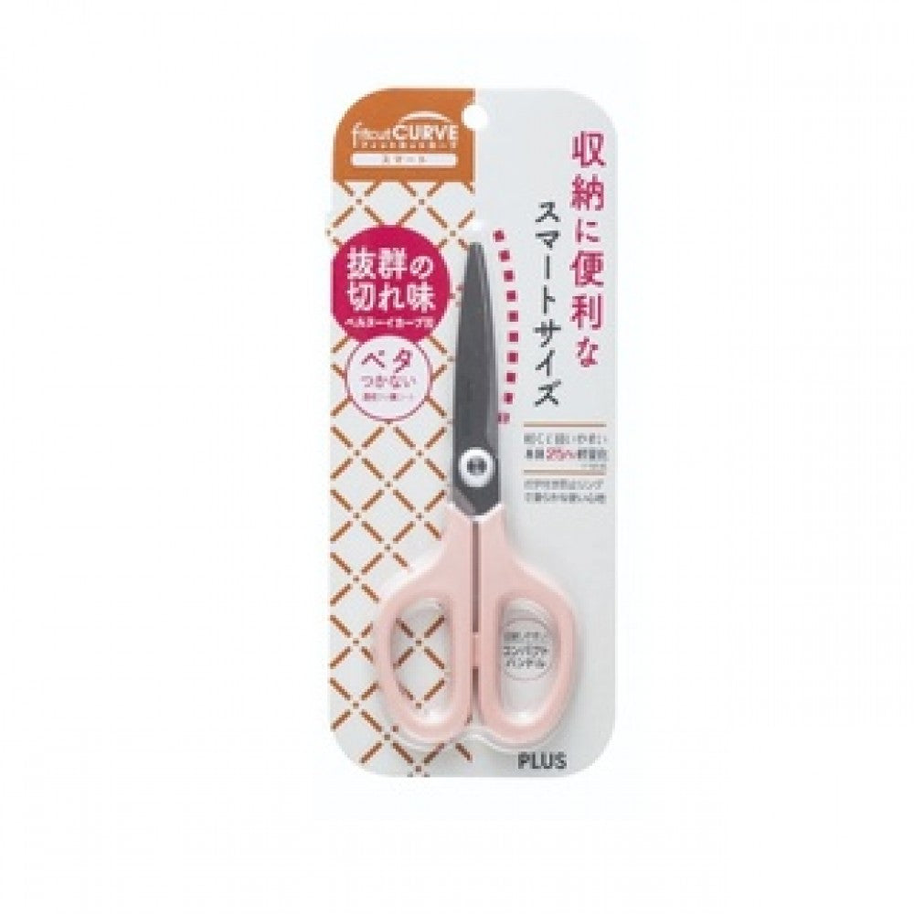PLUS FITCUT CURVE SMART SCISSORS PINK0 – Popular Book Company Pte Ltd