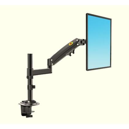 North Bayou H100 Single Monitor Full Motion Mount - 22"-35" - Black
