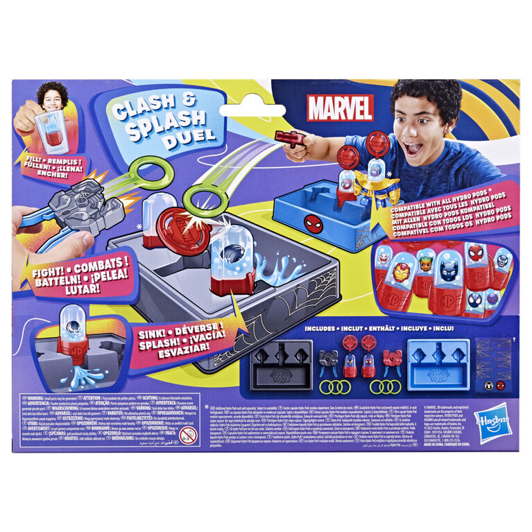 HASBRO HYDRO PODS MARVEL CLASH AND SPLASH DUEL