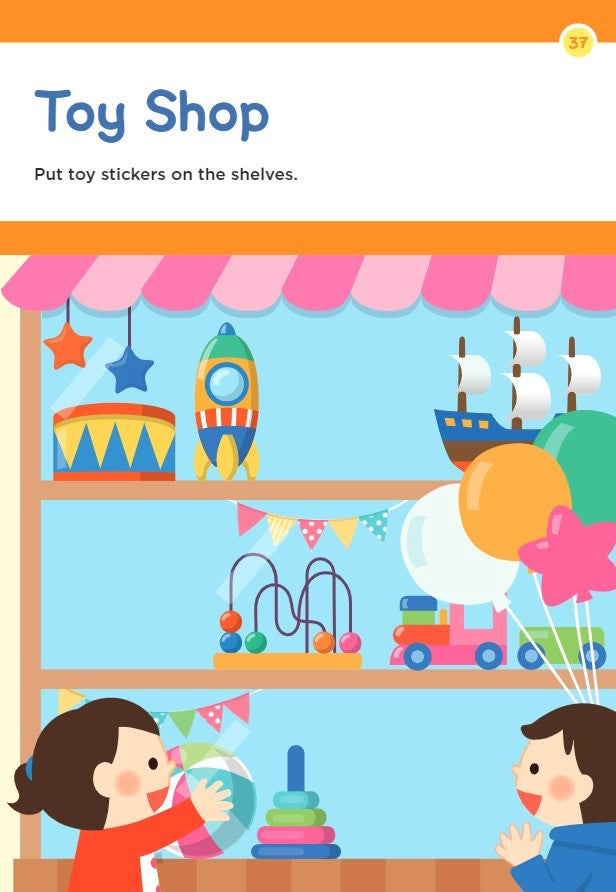 Playsmart My First Sticker Activity Book 2+