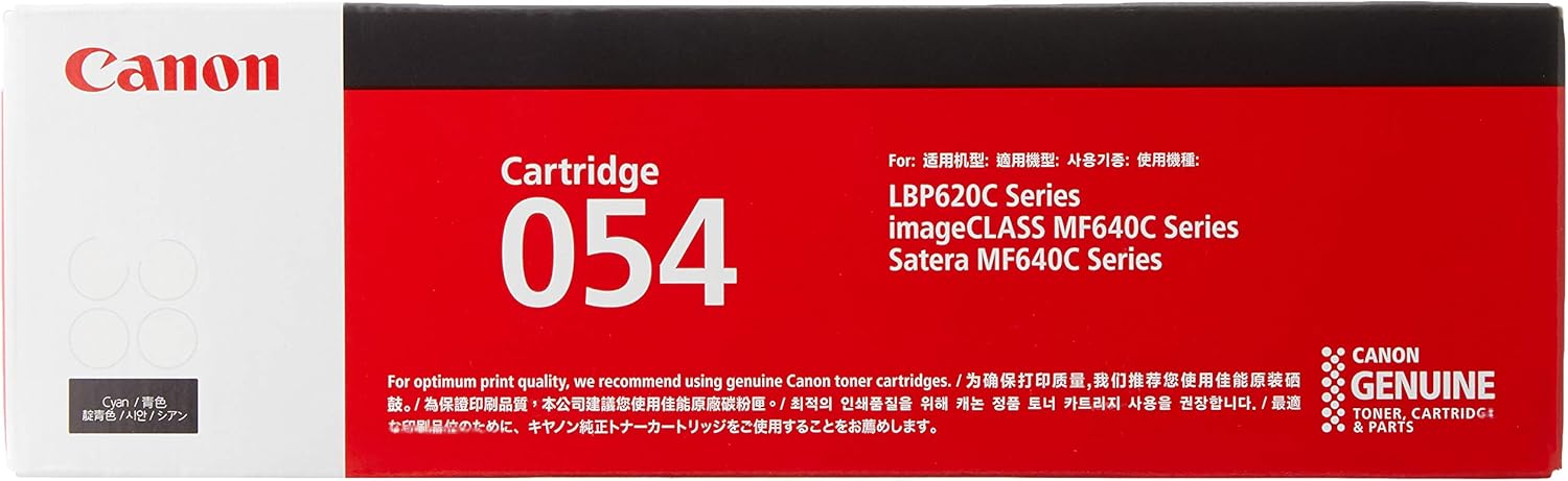 Canon CRG-054CYN Laser Toner Cartridge 054, Cyan