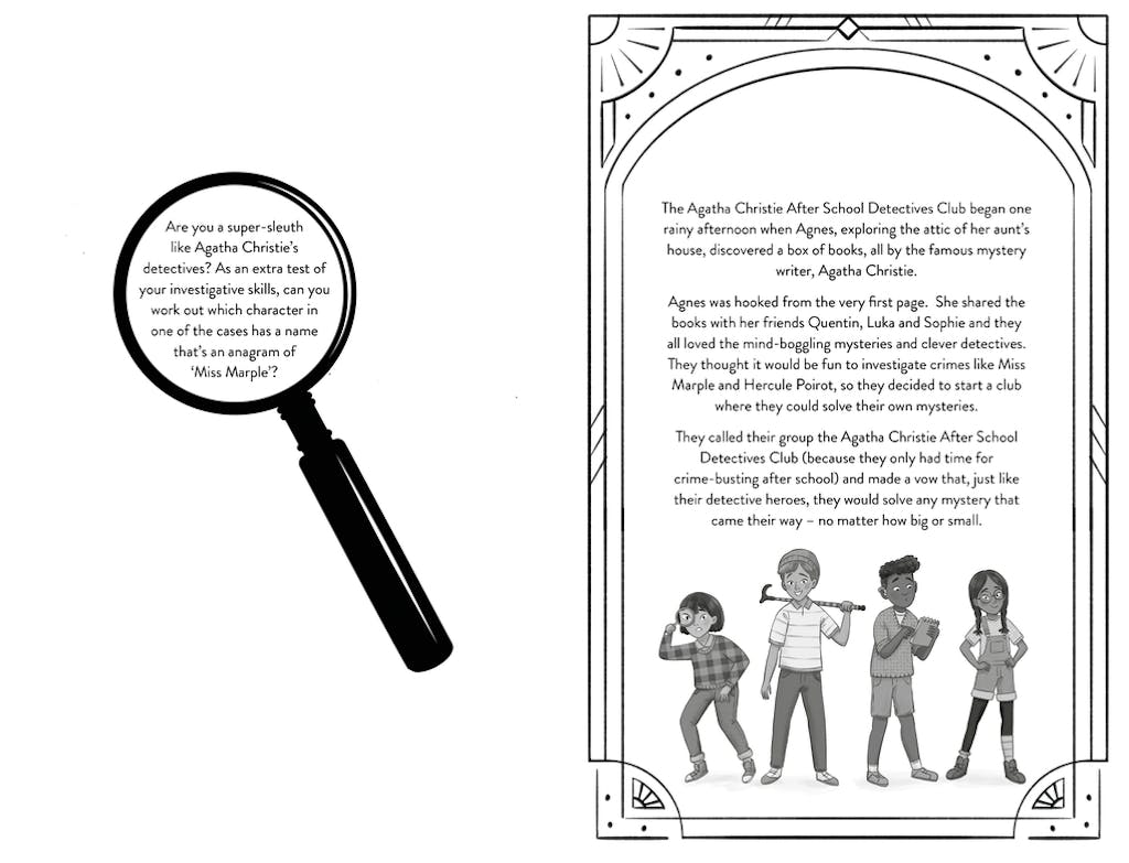 The Official Agatha Christie After School Detectives Club: 50 Mystery Puzzles for Children
