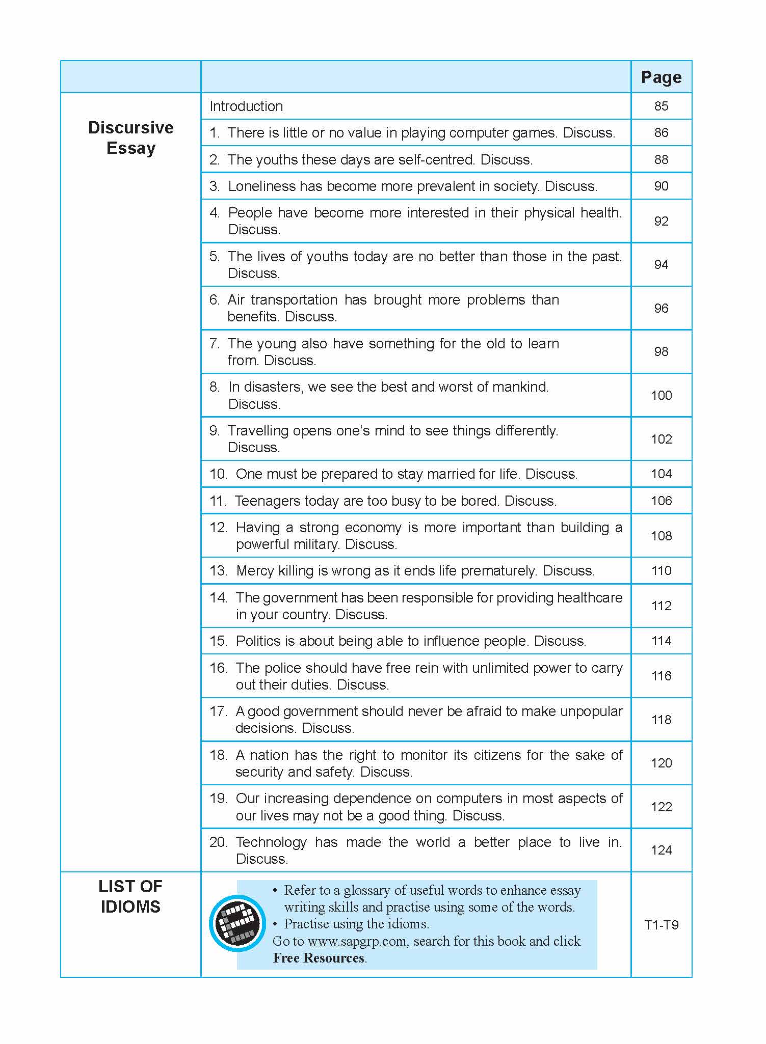 NOTES+ Excel In Expository, Argumentative And Discursive Essays For Upper Secondary Levels