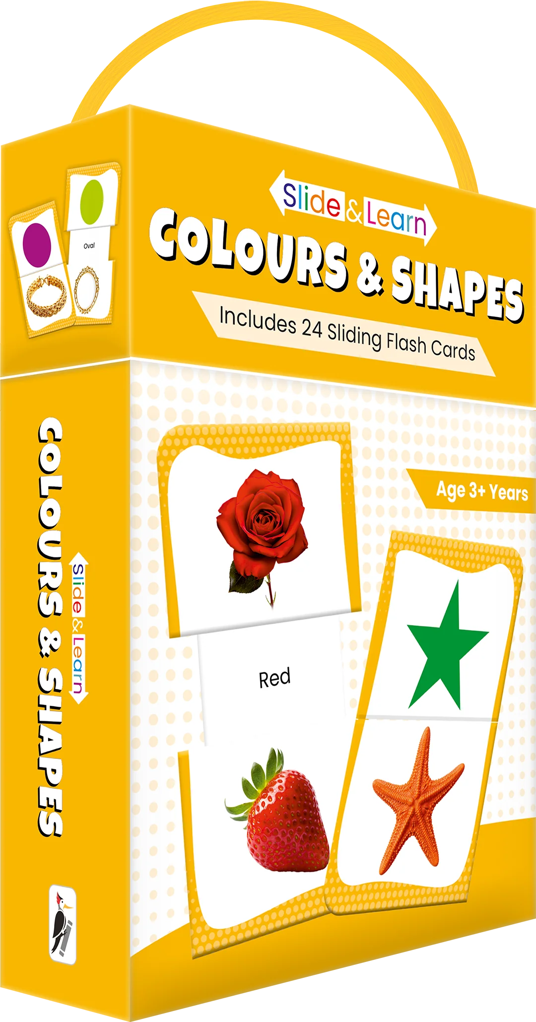 Slide & Learn Flashcards: Colours & Shapes