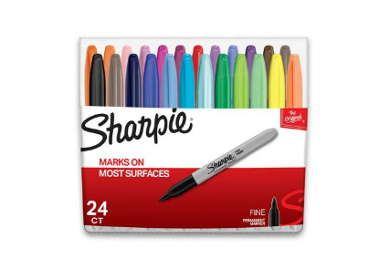 SHARPIE FINE ASST 24CT POUCH (UP$38.40)