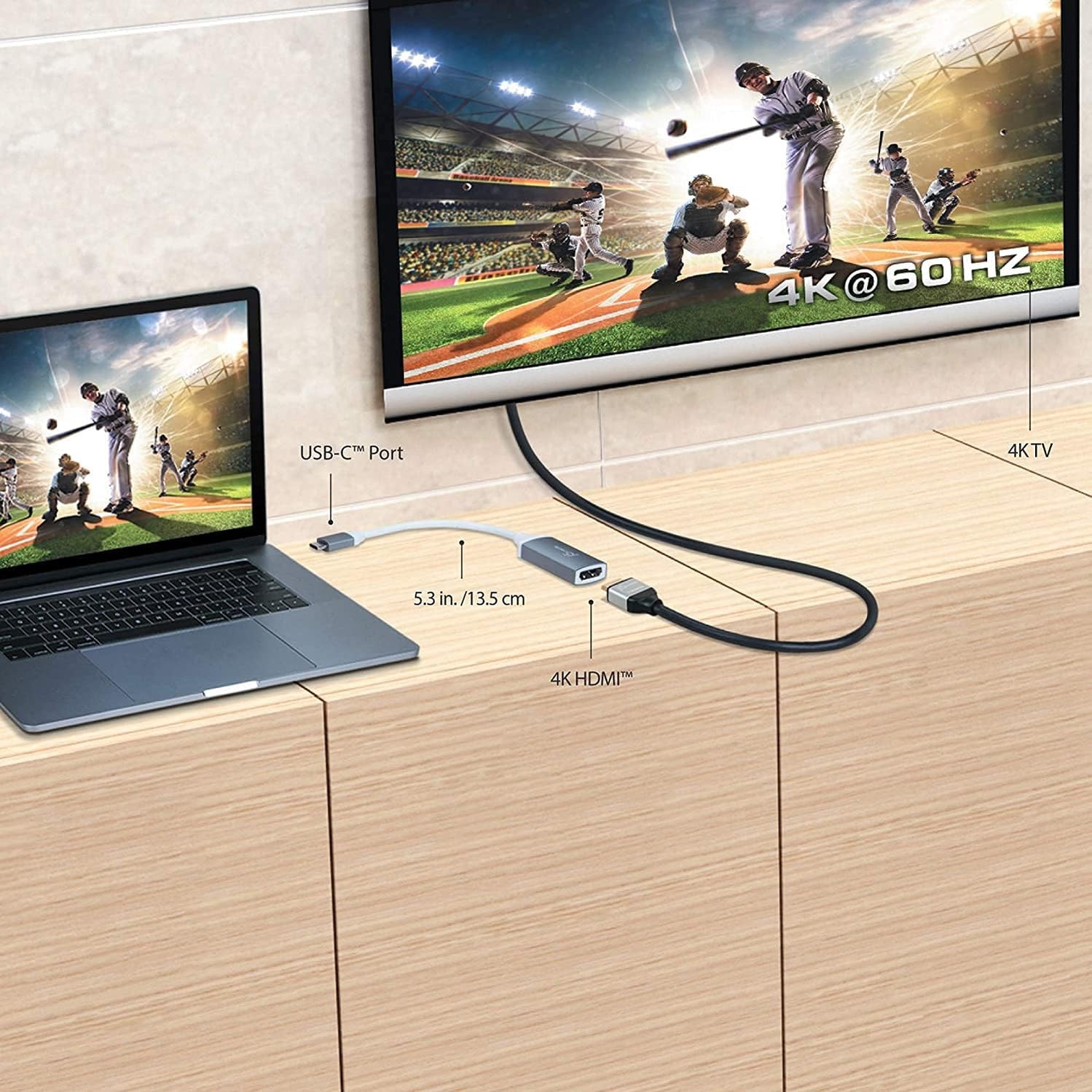 J5Create JCA153G USB Type-C to 4K HDMI Adapter