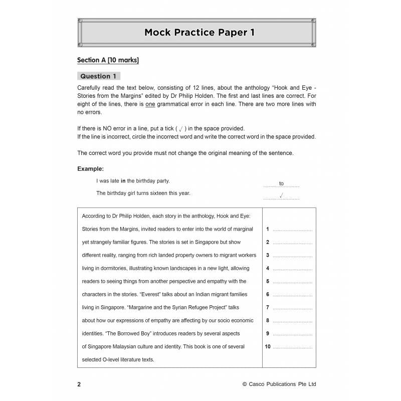 Ace your O-Level English Essay Writing - Write it Sharp