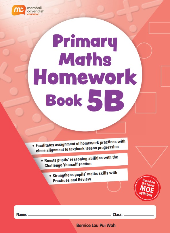 Primary 5B Maths Homework Book