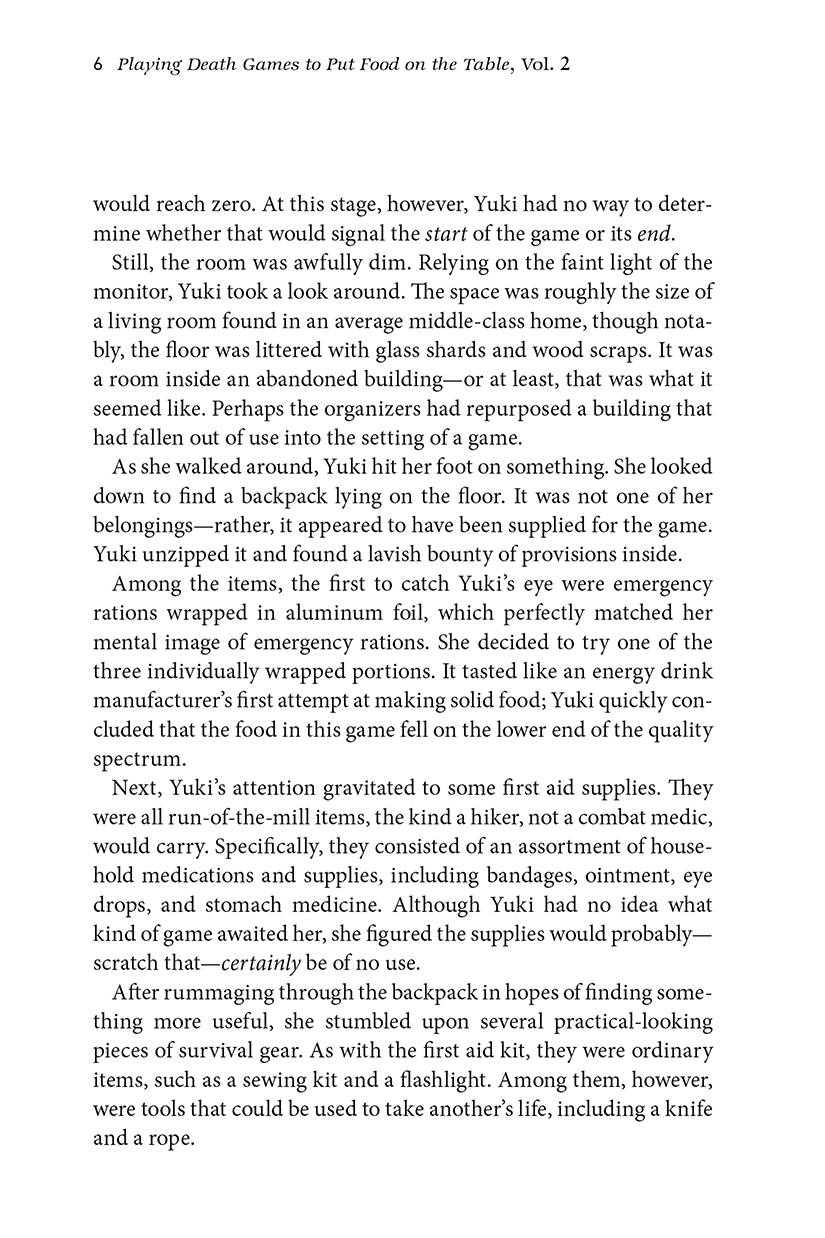Playing Death Games Put Food On Table 2 [Novel]