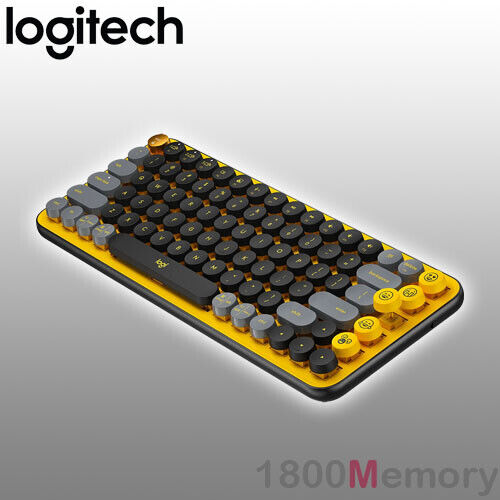 GENUINE Logitech POP Keys Wireless Mechanical Keyboard with Custom Emoji Keys