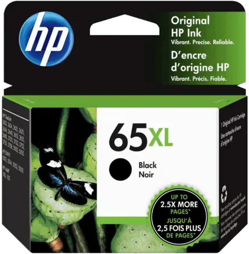 HP 65XL Black Original High Yield Ink Cartridge 
