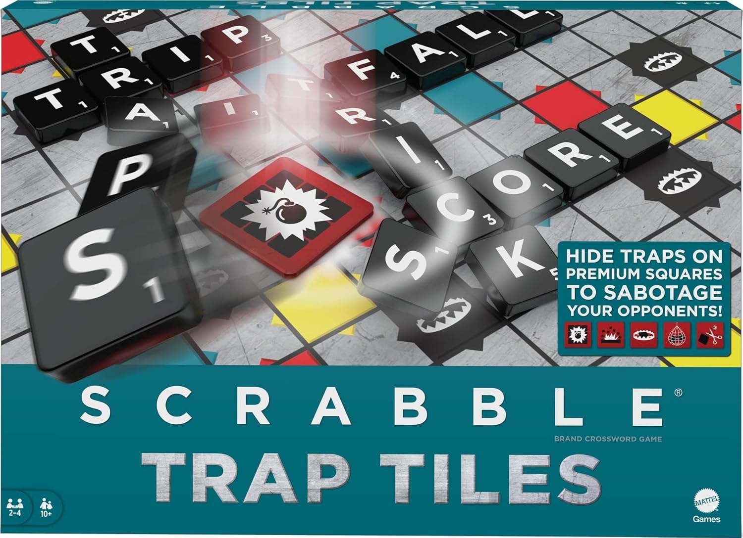 MATTEL SCRABBLE TRAP TILES