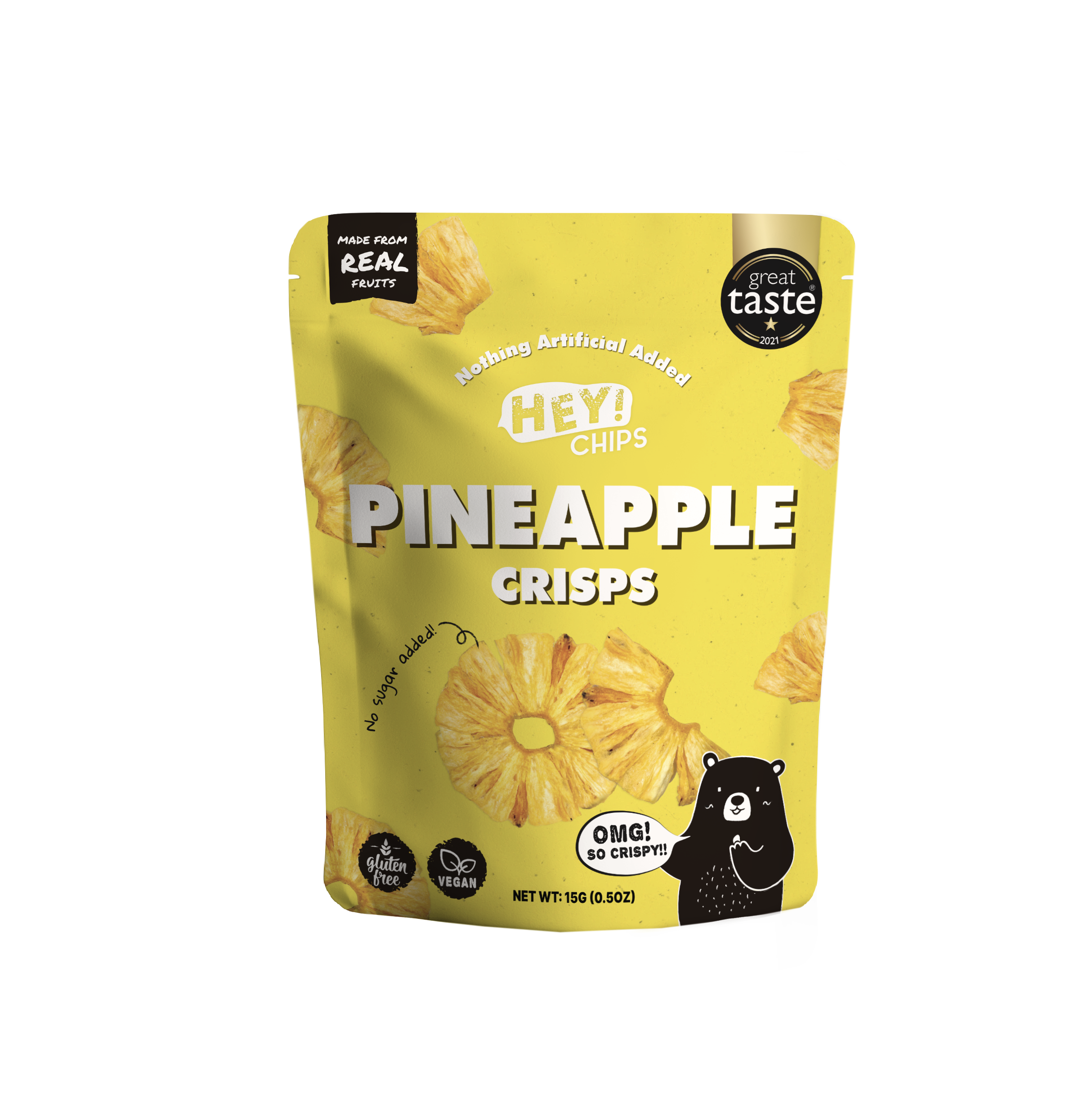 Hey Chips Pineapple Crisps 15g