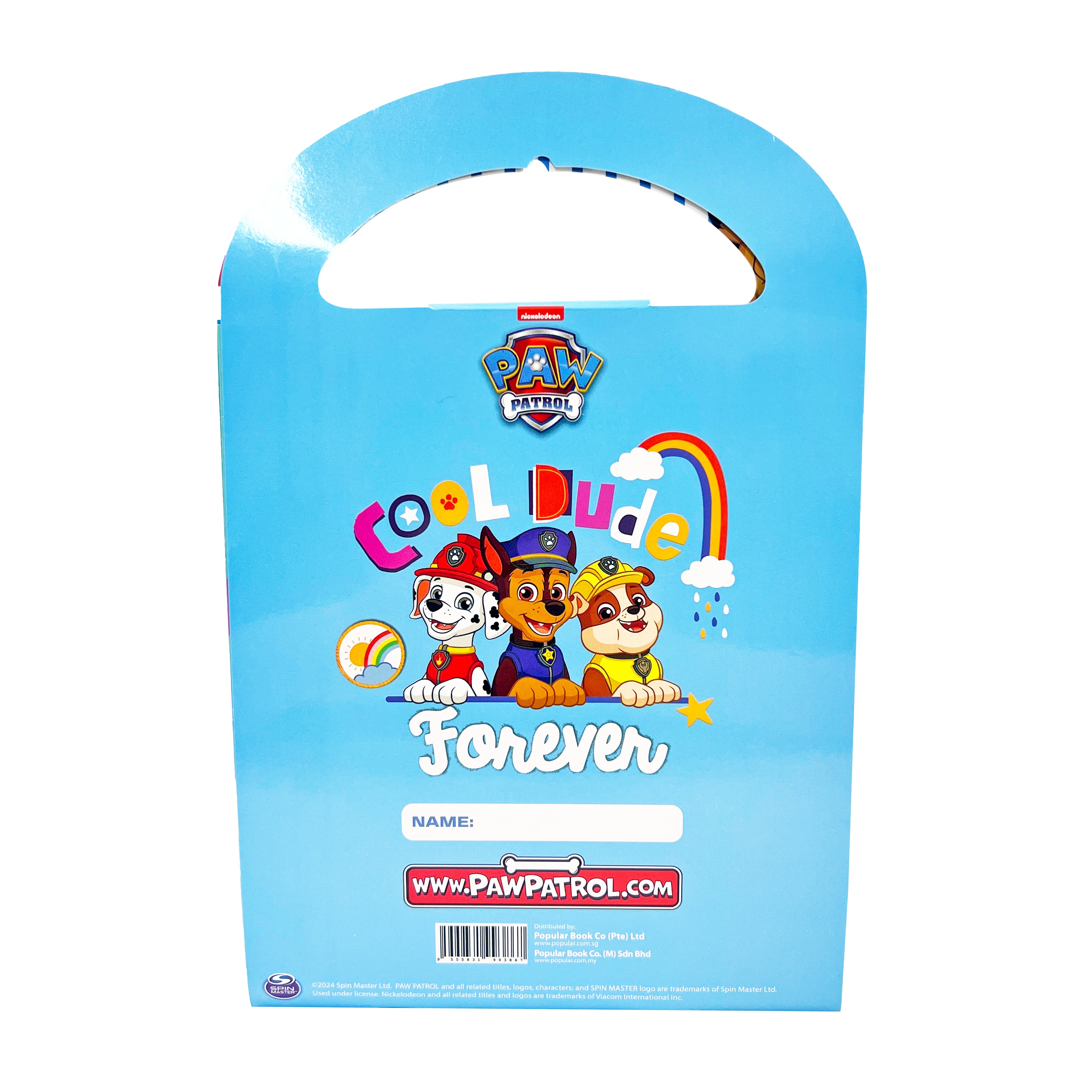 PAW PATROL STICKER BOOK WITH STICKER SET-SMILE