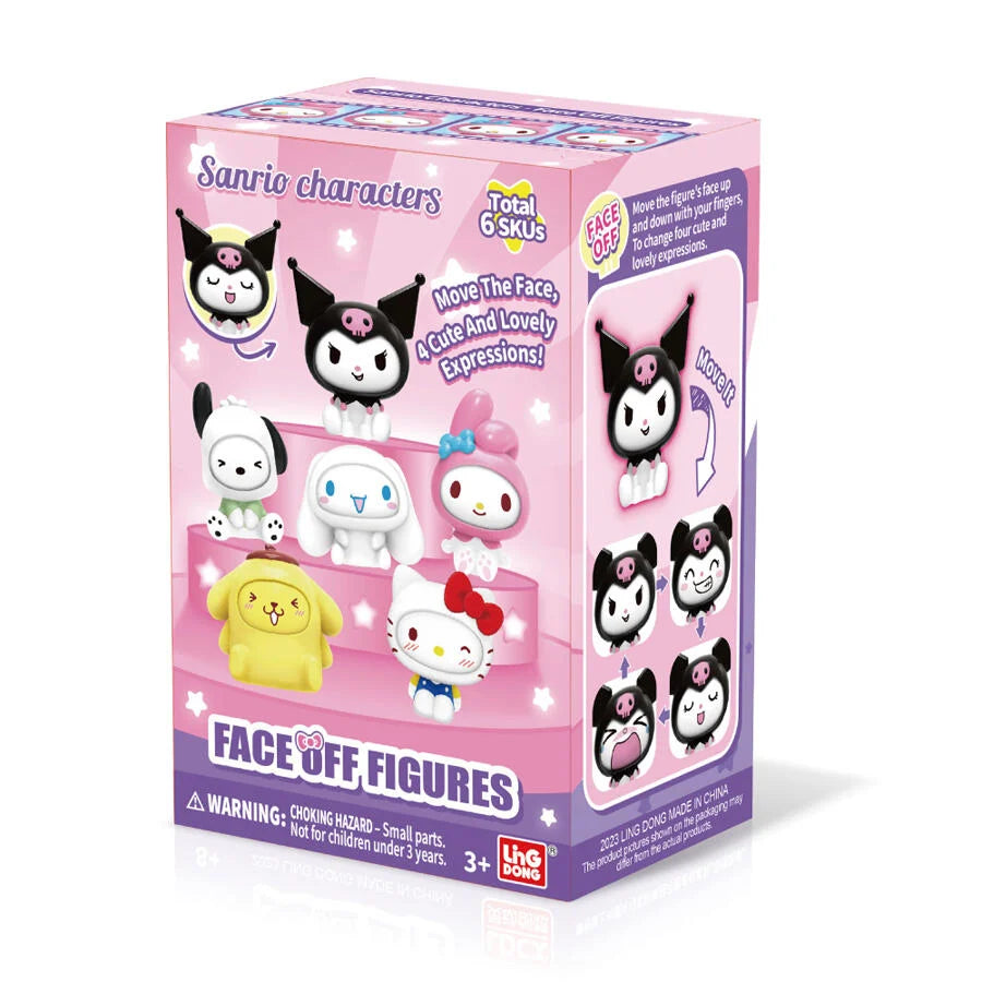Sanrio Characters Face Off 6 Pcs Set