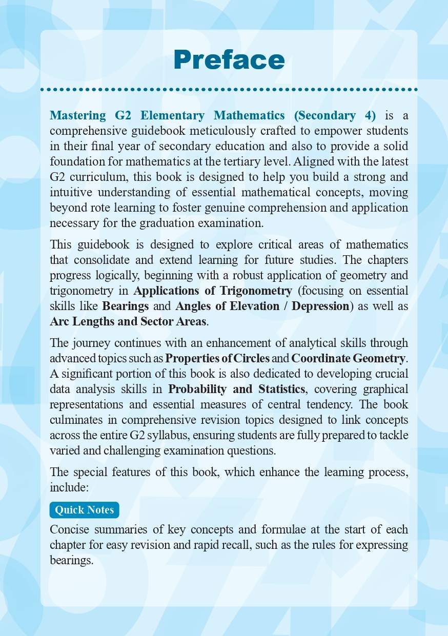 Mastering G2 ELEMENTARY MATHEMATICS Secondary 4