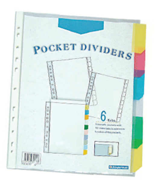 Pocket Divider W/6 Tabs – Popular Book Company Pte Ltd