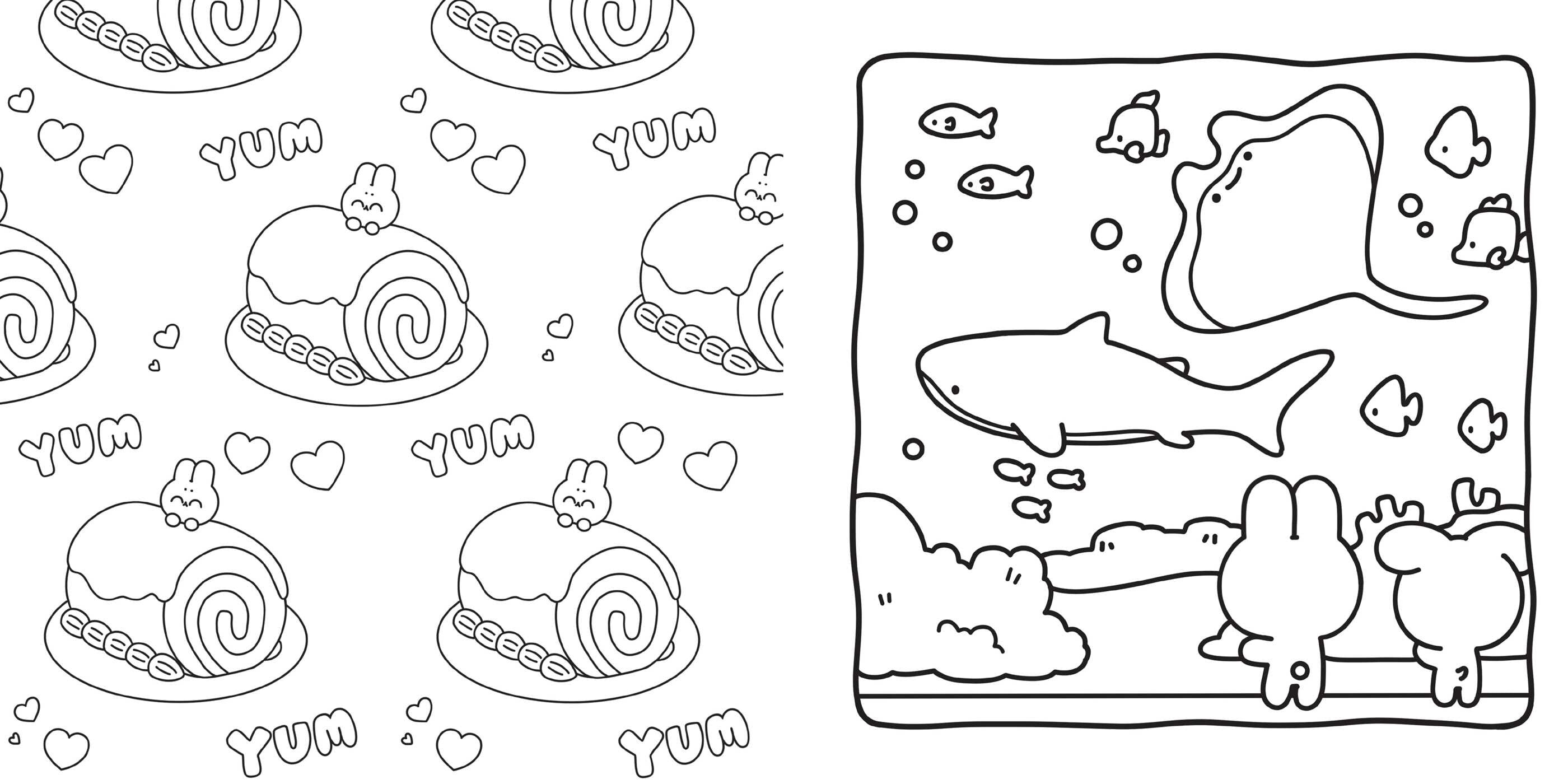 Pocket Peaches Sweet & Simple Coloring