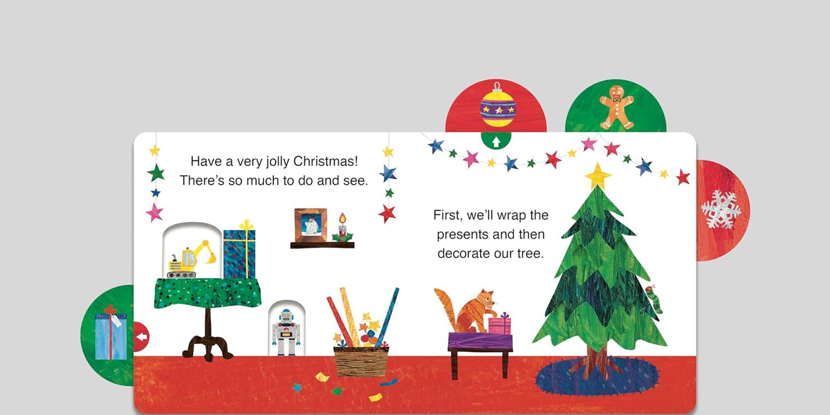 The Very Hungry Caterpillar’s Jolly Christmas: A Pull-The-Tab Book (Board Book)