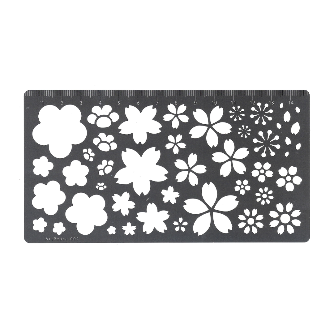 Faber-Castell Stencil AP2, Flower Frenzy