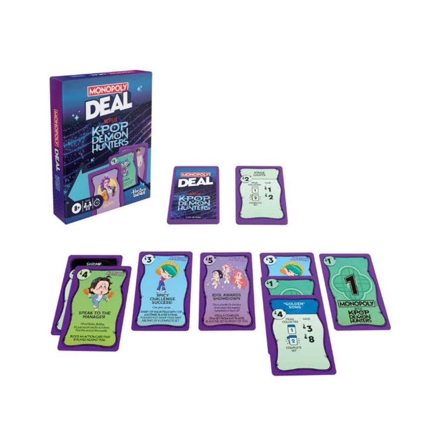 HASBRO MONOPOLY DEAL KPOP DEMON HUNTERS
