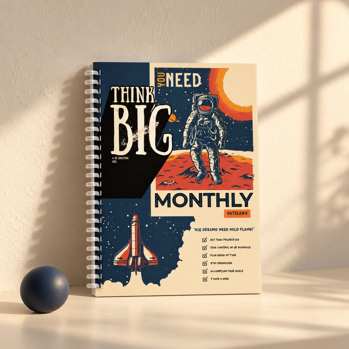 Undated Planner Notebook'26 A5 - Space