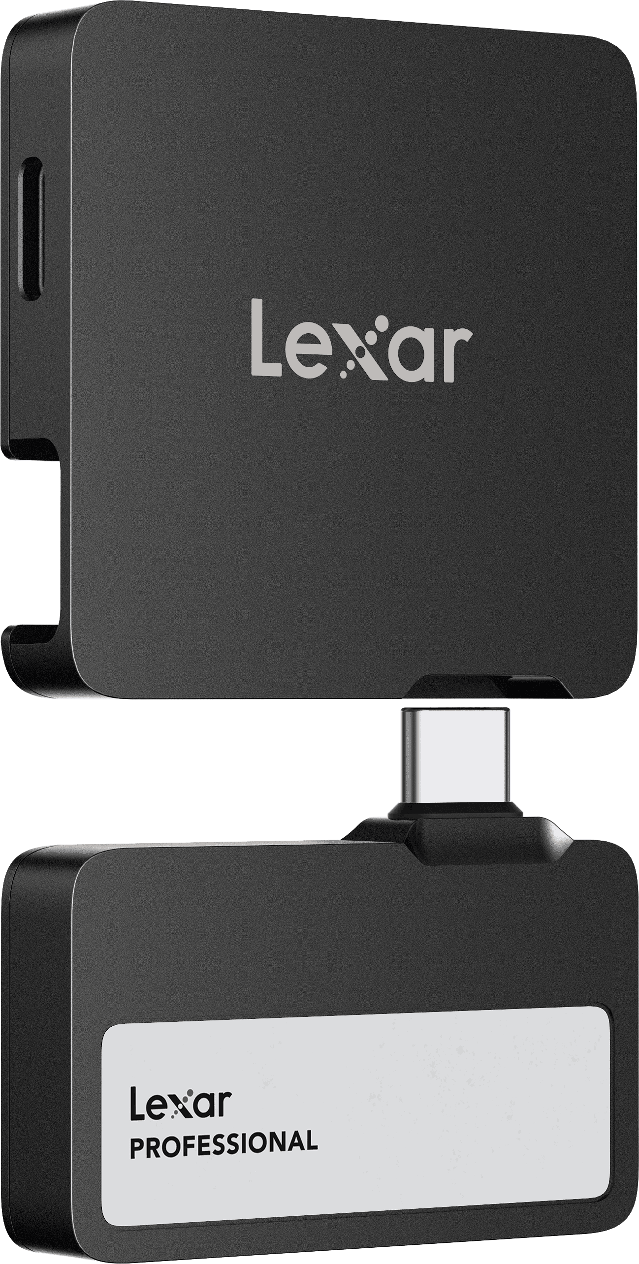 Lexar SL400 Professional Go 1TB Portable SSD with Hub Black