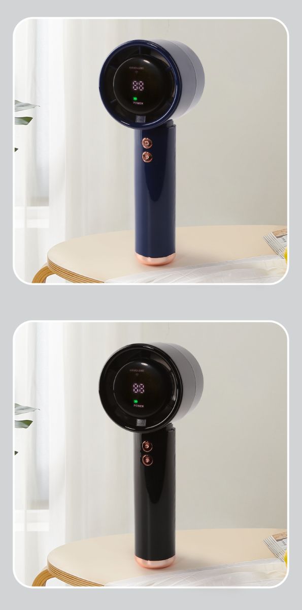 Assorted USB Rechargeable Digital Handy Fan N68
