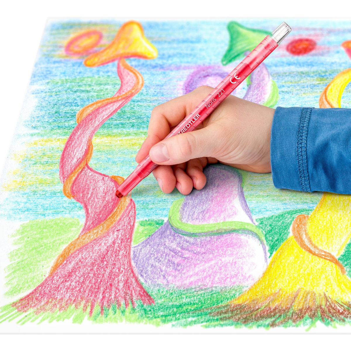 Staedtler 221 NWP12 Noris Wax Crayon Twist