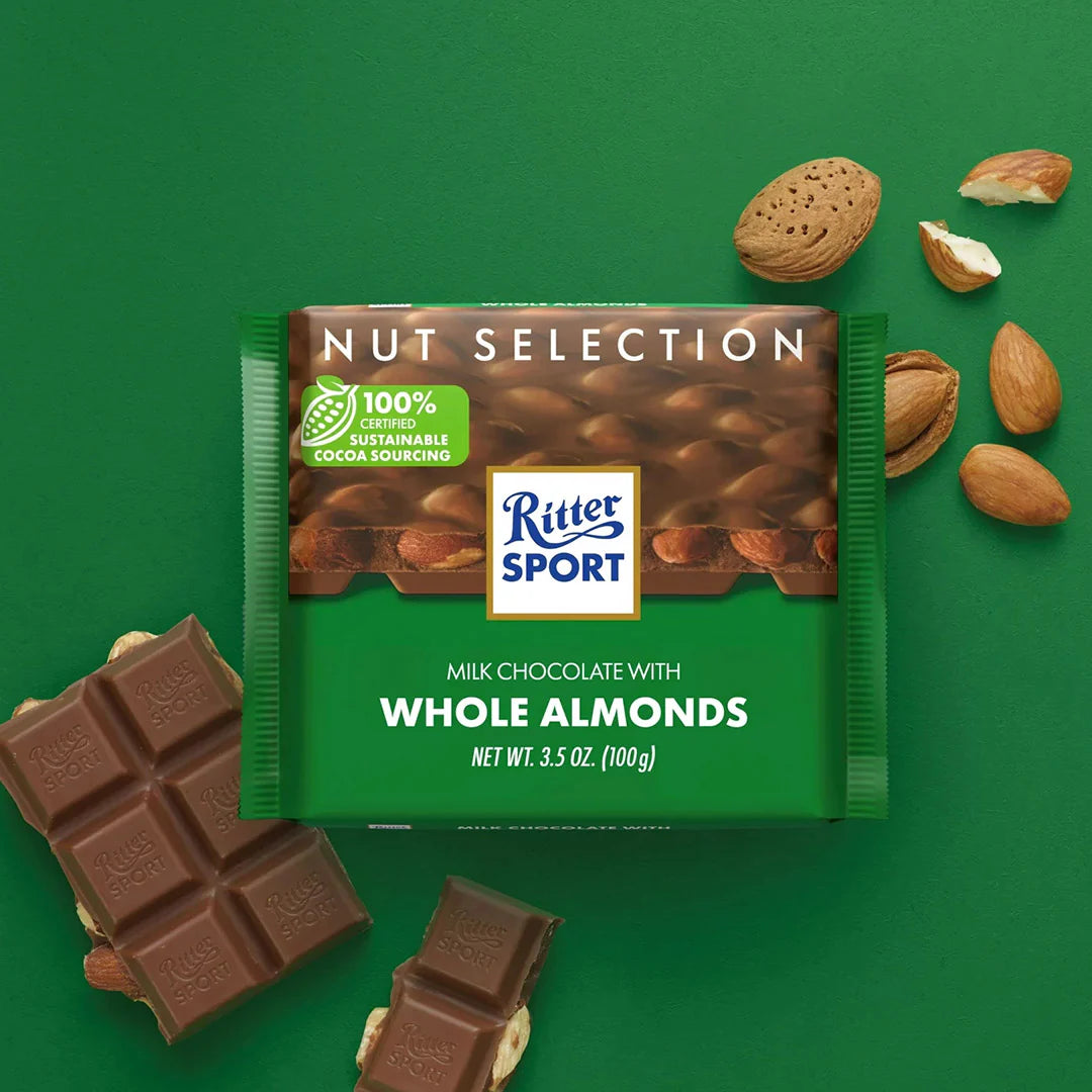 Ritter Sport Whole Almonds 100g