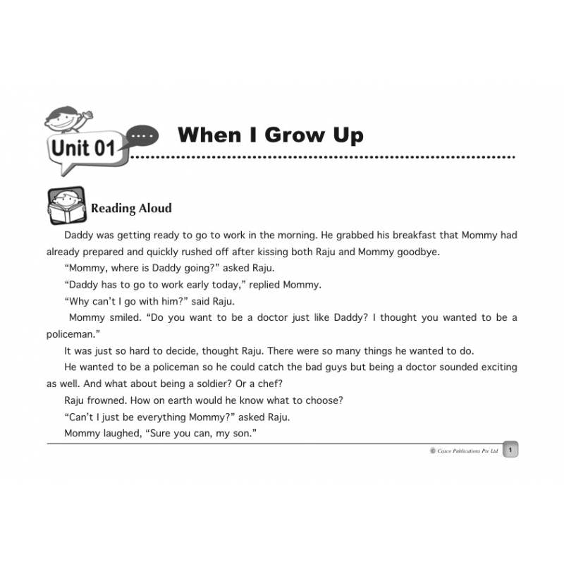 Primary 1 English Oral: Reading Aloud & Stimulus-Based Conversation