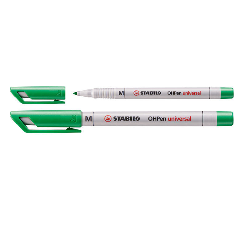 STABILO OHPEN UNIVERSAL-SOLUBLE M-GRN