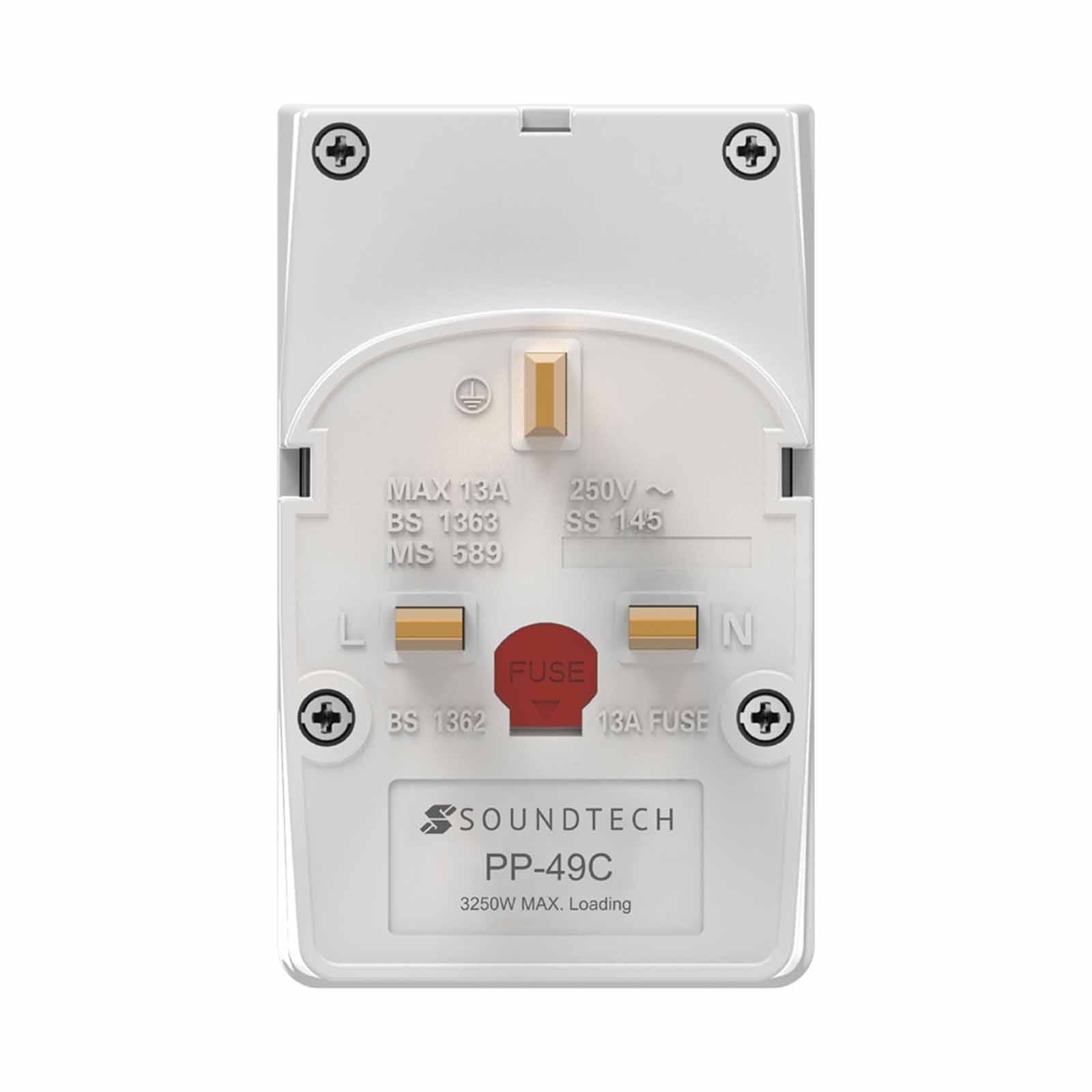 SOUNDTEOH PP-49C 3-Way Link Adaptor - White
